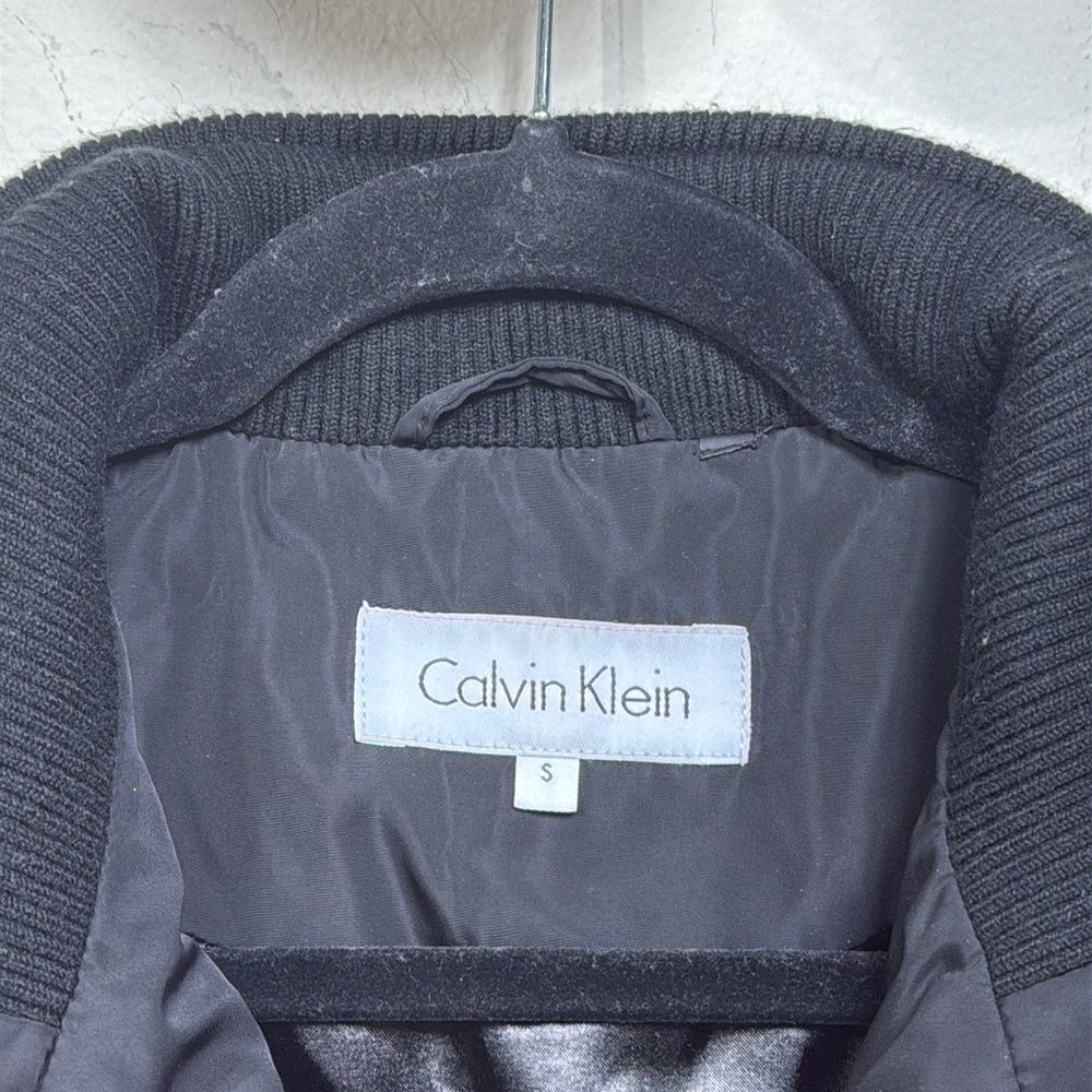 (W3)‎ Calvin Klein black quilted vest size S - Picture 7 of 14